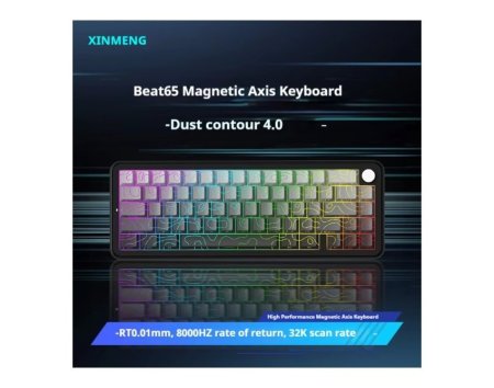Xinmeng Beat65 8K Keyboard Magnetic Switch - Black